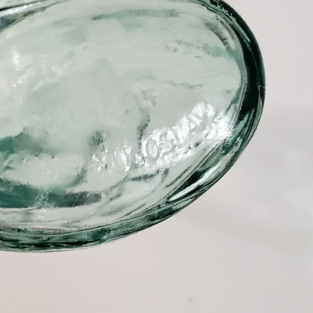 Recycled Glass Bottle Green Yugoslavia